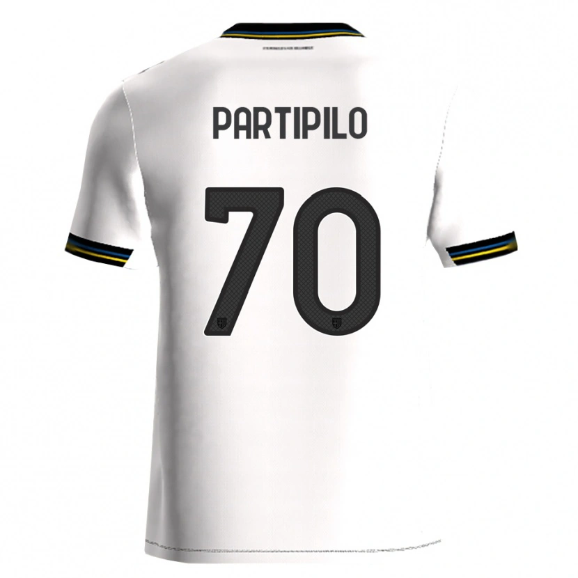 Danxen Kinder Anthony Partipilo #70 Weiß Schwarz Heimtrikot Trikot 2025/26 T-Shirt Schweiz