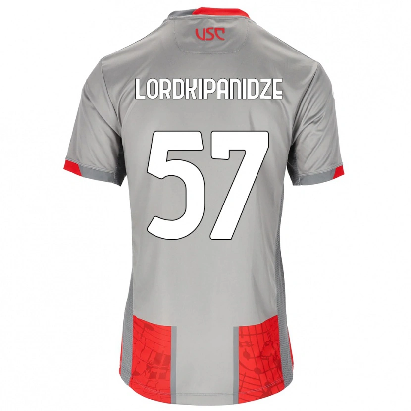 Danxen Kinder Dachi Lordkipanidze #57 Rot Grau Heimtrikot Trikot 2025/26 T-Shirt Schweiz