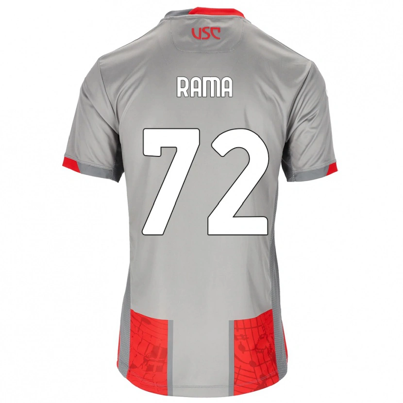 Danxen Kinder Alex Rama #72 Rot Grau Heimtrikot Trikot 2025/26 T-Shirt Schweiz