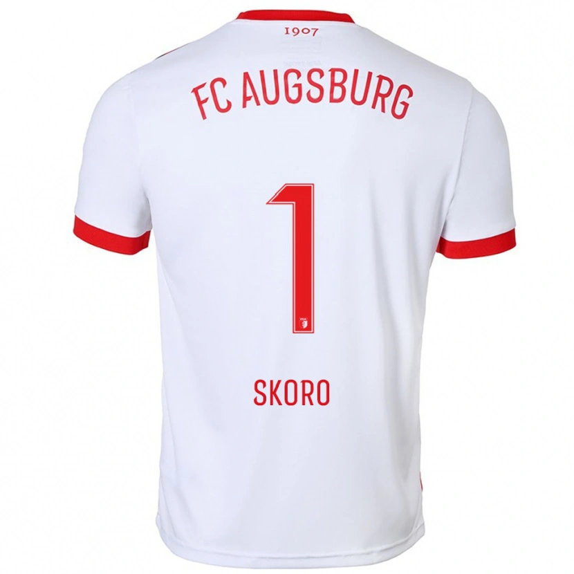 Danxen Kinder Luka Skoro #1 Weiß Rot Heimtrikot Trikot 2025/26 T-Shirt Schweiz