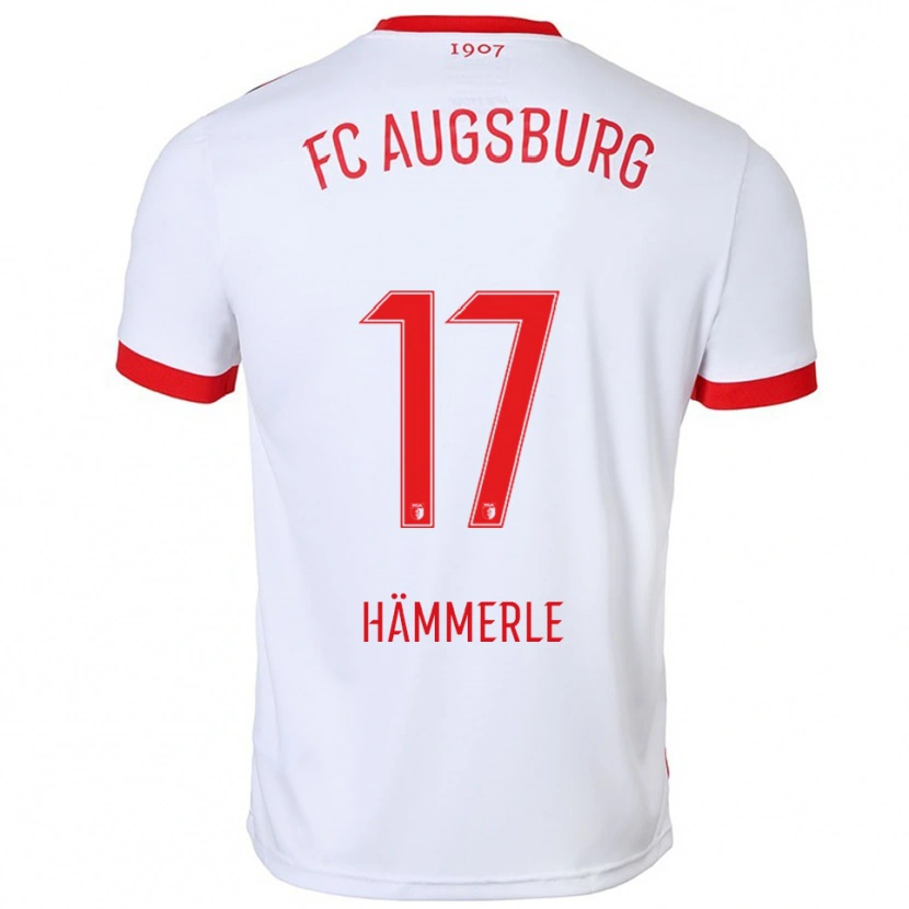Danxen Kinder Mauro Hämmerle #17 Weiß Rot Heimtrikot Trikot 2025/26 T-Shirt Schweiz