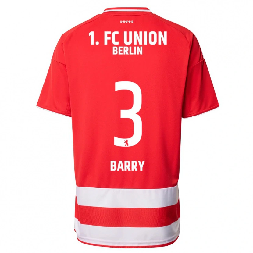 Danxen Kinder Sadou Barry #3 Rot Weiß Heimtrikot Trikot 2025/26 T-Shirt Schweiz
