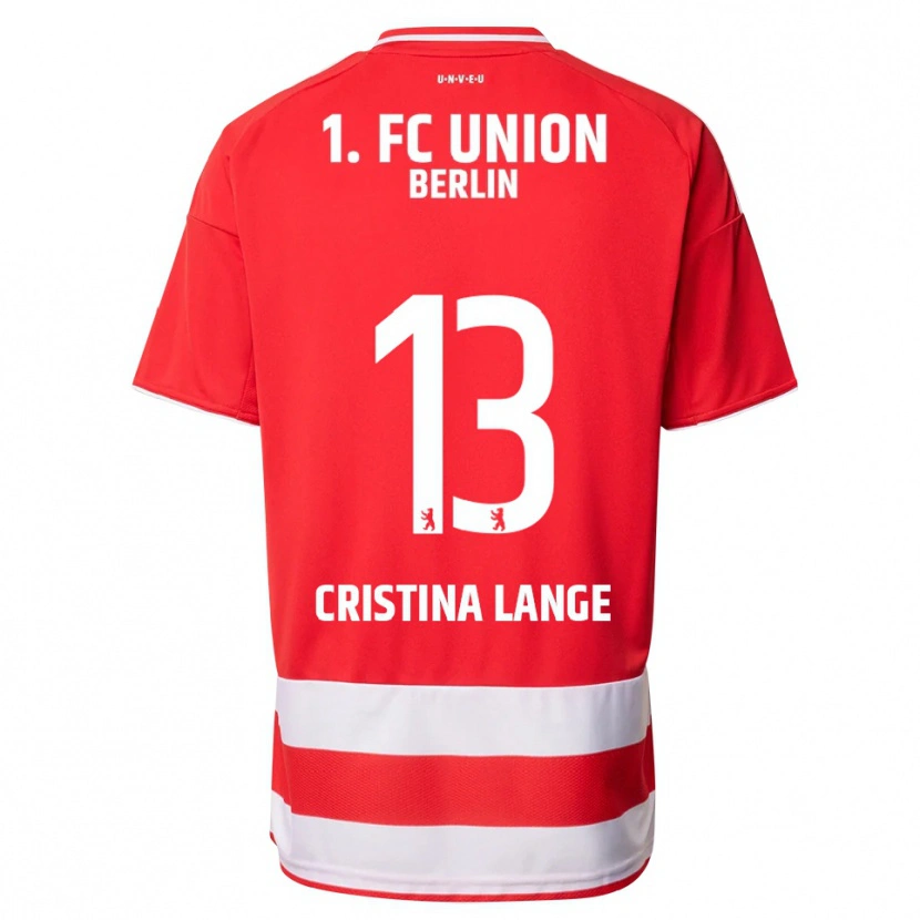 Danxen Kinder Maria Cristina Lange #13 Rot Weiß Heimtrikot Trikot 2025/26 T-Shirt Schweiz