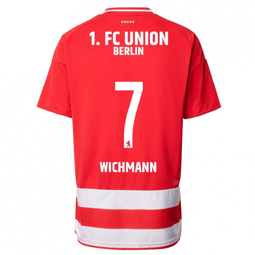 Danxen Kinder Julius Wichmann #7 Rot Weiß Heimtrikot Trikot 2025/26 T-Shirt Schweiz