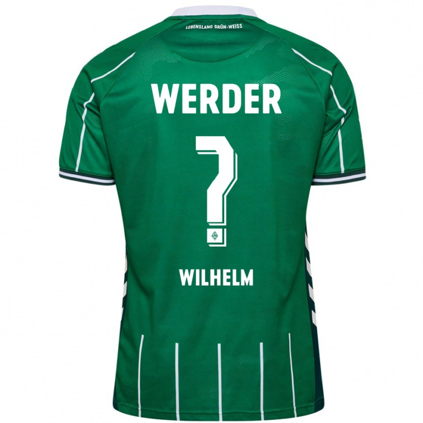Danxen Kinder Gabriel Wilhelm #0 Grün Weiß Heimtrikot Trikot 2025/26 T-Shirt Schweiz