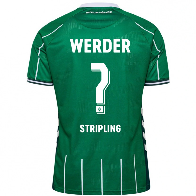 Danxen Kinder Ben Stripling #0 Grün Weiß Heimtrikot Trikot 2025/26 T-Shirt Schweiz