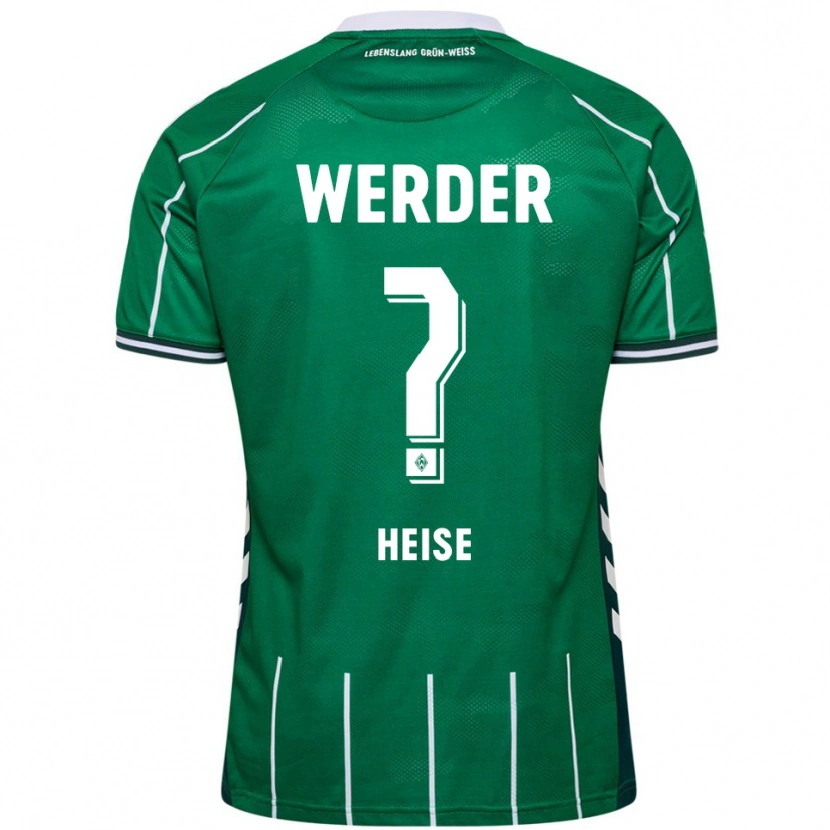 Danxen Kinder Marius Heise #0 Grün Weiß Heimtrikot Trikot 2025/26 T-Shirt Schweiz