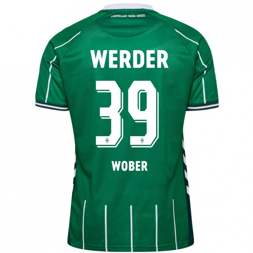Danxen Kinder Maximilian Wöber #39 Grün Weiß Heimtrikot Trikot 2025/26 T-Shirt Schweiz