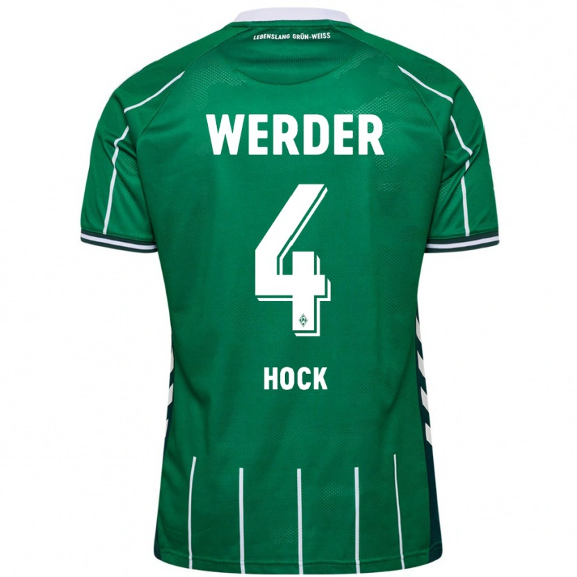 Danxen Kinder Alexander Höck #4 Grün Weiß Heimtrikot Trikot 2025/26 T-Shirt Schweiz