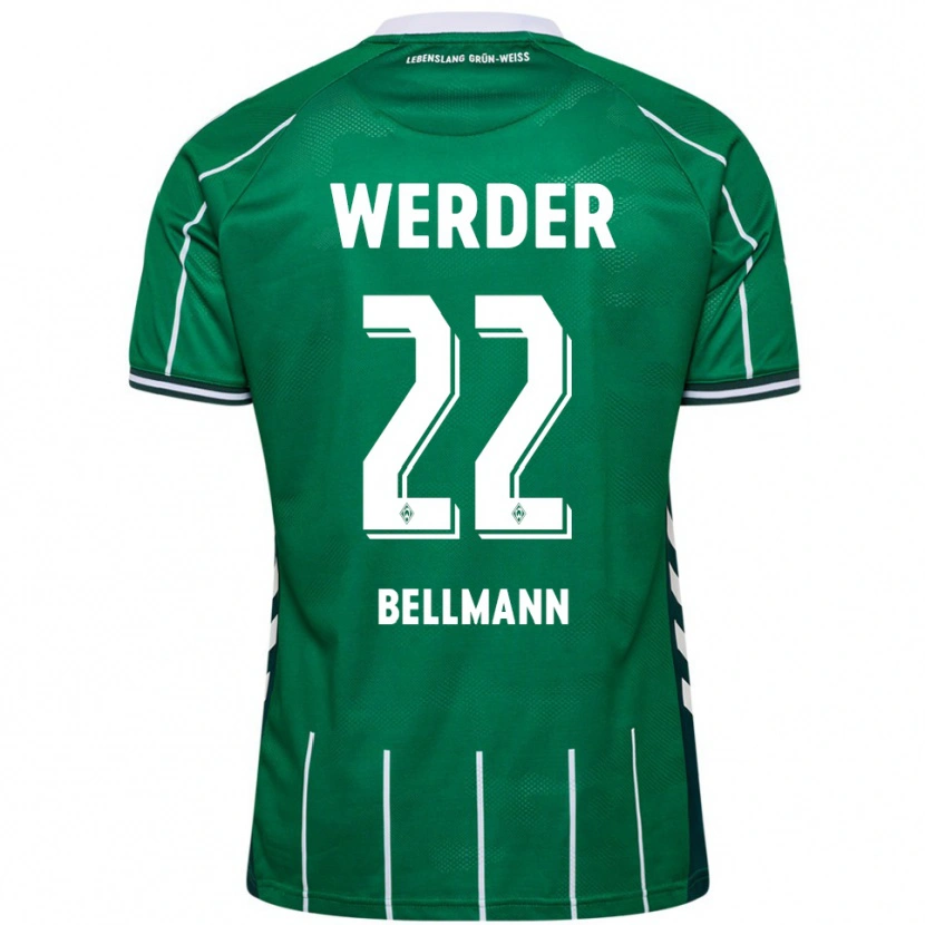 Danxen Kinder Paul Bellmann #22 Grün Weiß Heimtrikot Trikot 2025/26 T-Shirt Schweiz