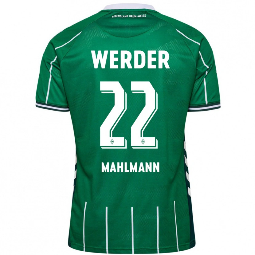Danxen Kinder Justus Mahlmann #22 Grün Weiß Heimtrikot Trikot 2025/26 T-Shirt Schweiz