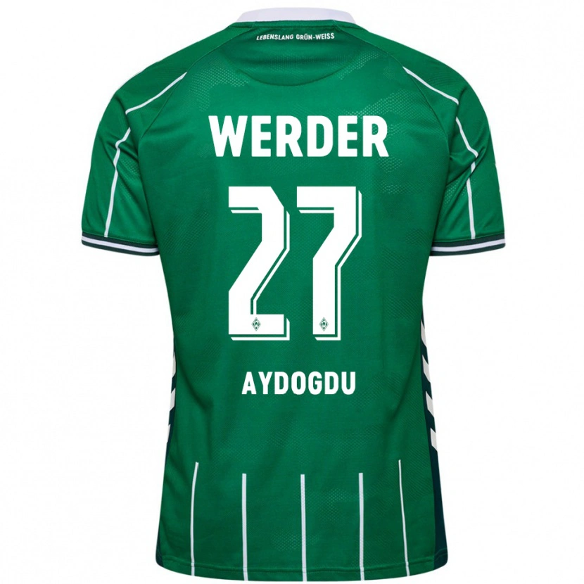 Danxen Kinder Onur Aydogdu #27 Grün Weiß Heimtrikot Trikot 2025/26 T-Shirt Schweiz