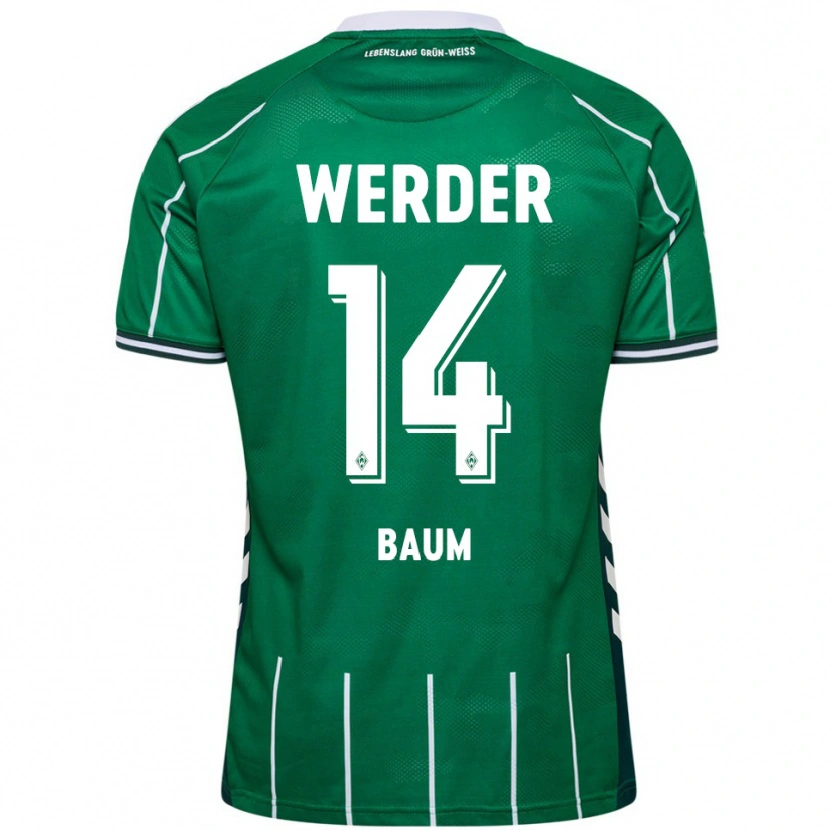 Danxen Kinder Lennart Baum #14 Grün Weiß Heimtrikot Trikot 2025/26 T-Shirt Schweiz