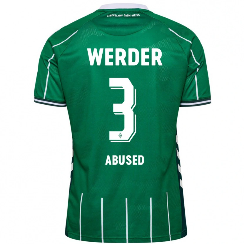Danxen Kinder Dlges Abused #3 Grün Weiß Heimtrikot Trikot 2025/26 T-Shirt Schweiz