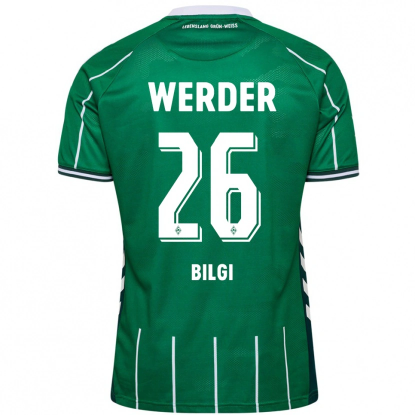 Danxen Kinder Süleyman Bilgi #26 Grün Weiß Heimtrikot Trikot 2025/26 T-Shirt Schweiz