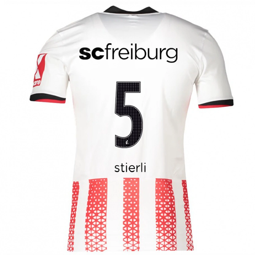 Danxen Kinder Julia Stierli #5 Weiß Rot Heimtrikot Trikot 2025/26 T-Shirt Schweiz