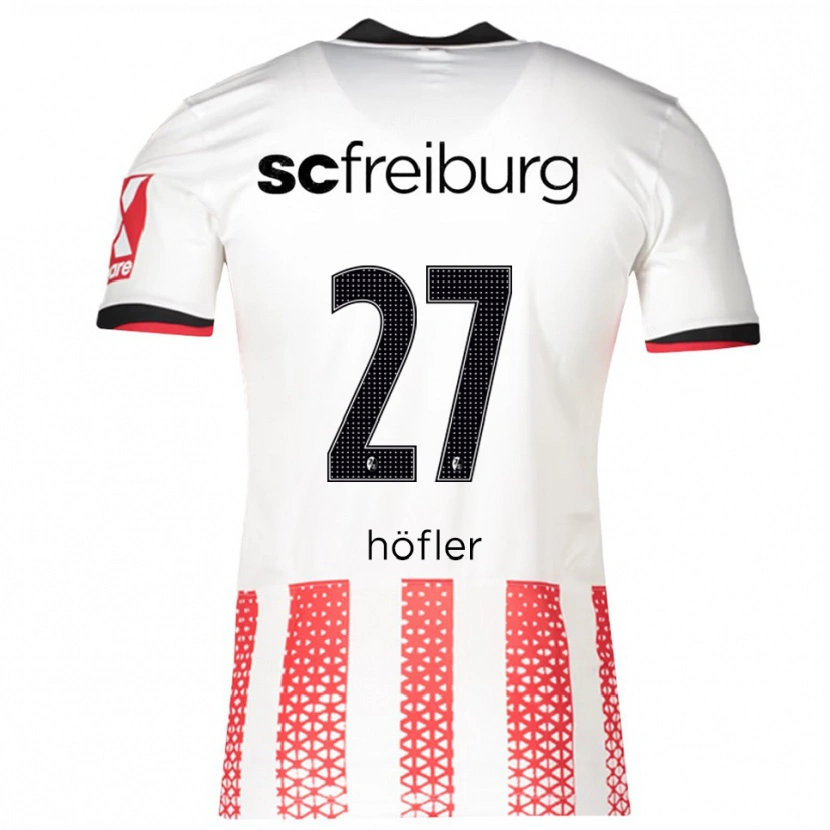 Danxen Kinder Nicolas Höfler #27 Weiß Rot Heimtrikot Trikot 2025/26 T-Shirt Schweiz