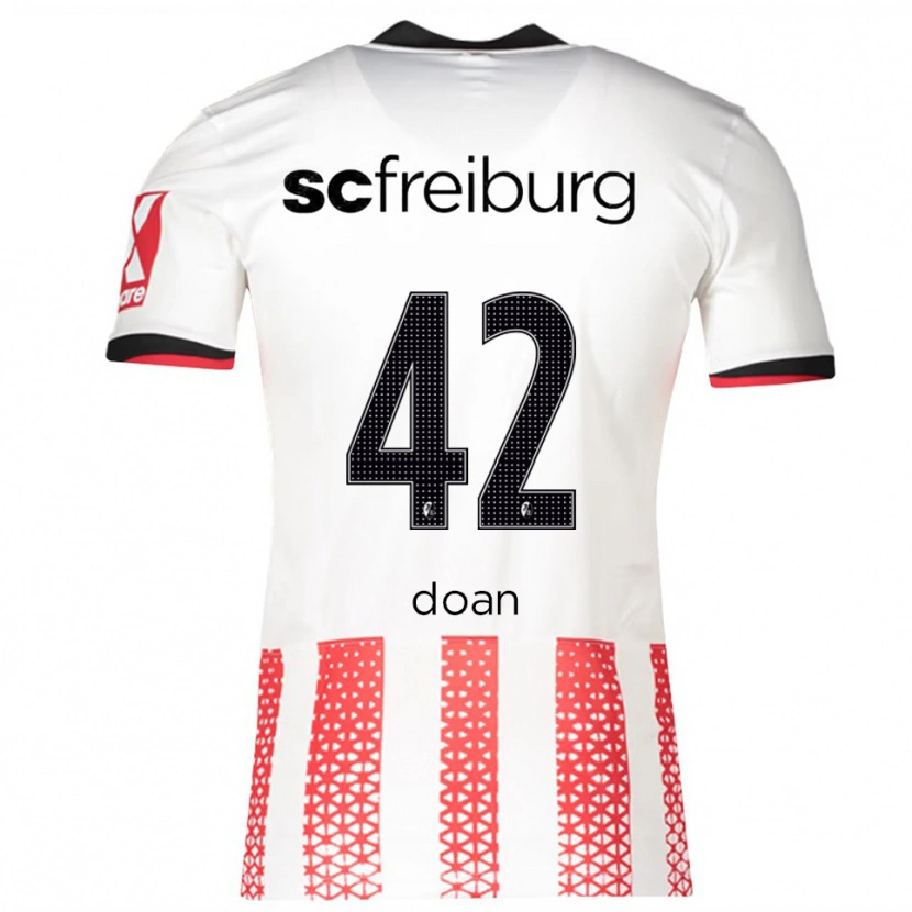 Danxen Kinder Ritsu Doan #42 Weiß Rot Heimtrikot Trikot 2025/26 T-Shirt Schweiz