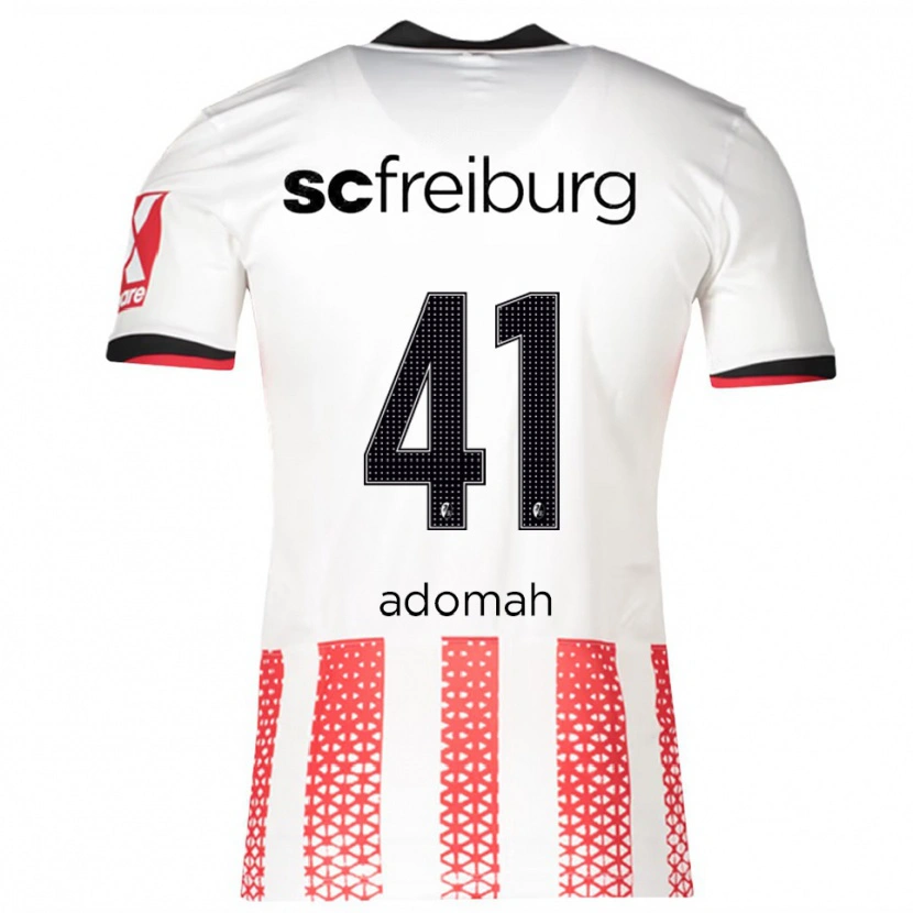 Danxen Kinder Bismark Adomah #41 Weiß Rot Heimtrikot Trikot 2025/26 T-Shirt Schweiz