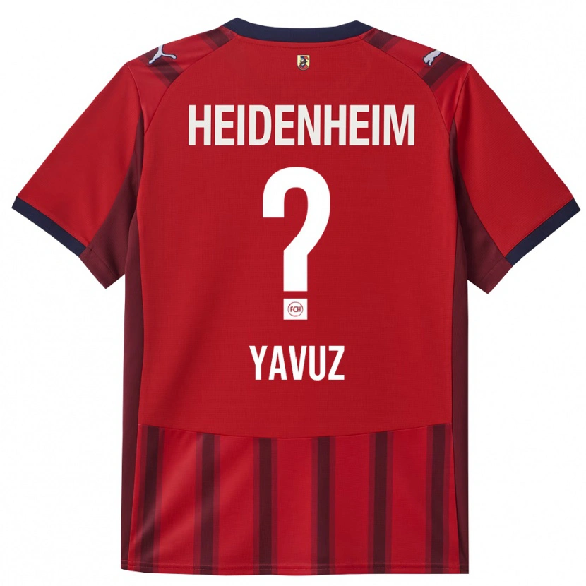 Danxen Kinder Abdullah Yavuz #0 Rot Marineblau Heimtrikot Trikot 2025/26 T-Shirt Schweiz