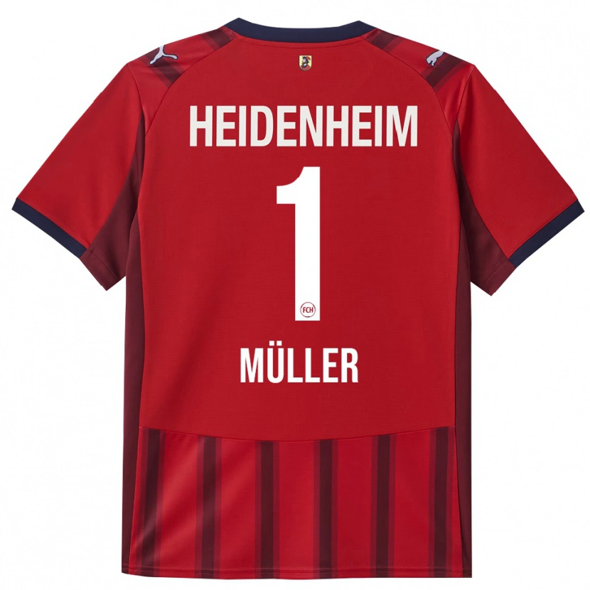 Danxen Kinder Kevin Müller #1 Rot Marineblau Heimtrikot Trikot 2025/26 T-Shirt Schweiz