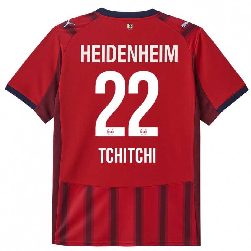 Danxen Kinder Dahrel Tchitchi #22 Rot Marineblau Heimtrikot Trikot 2025/26 T-Shirt Schweiz