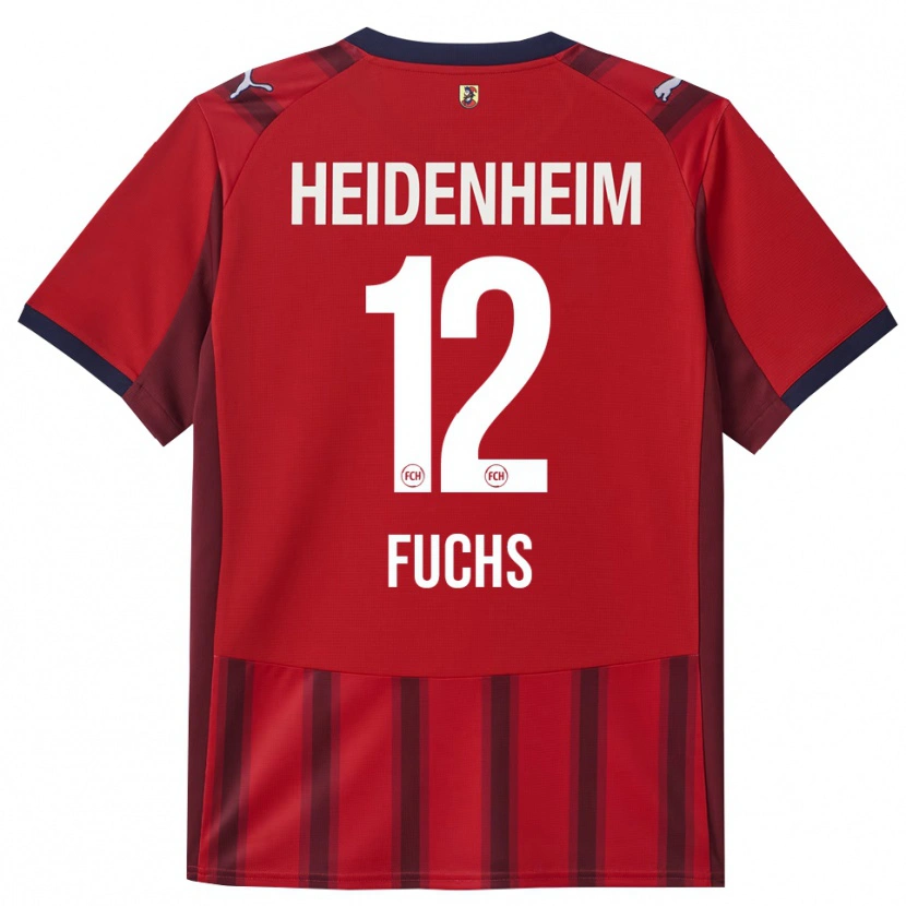 Danxen Kinder Celine Fuchs #12 Rot Marineblau Heimtrikot Trikot 2025/26 T-Shirt Schweiz