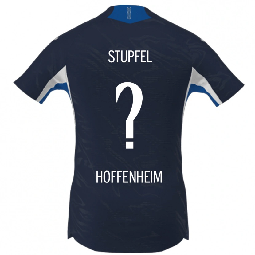Danxen Kinder Janis Stupfel #0 Marineblau Weiß Heimtrikot Trikot 2025/26 T-Shirt Schweiz