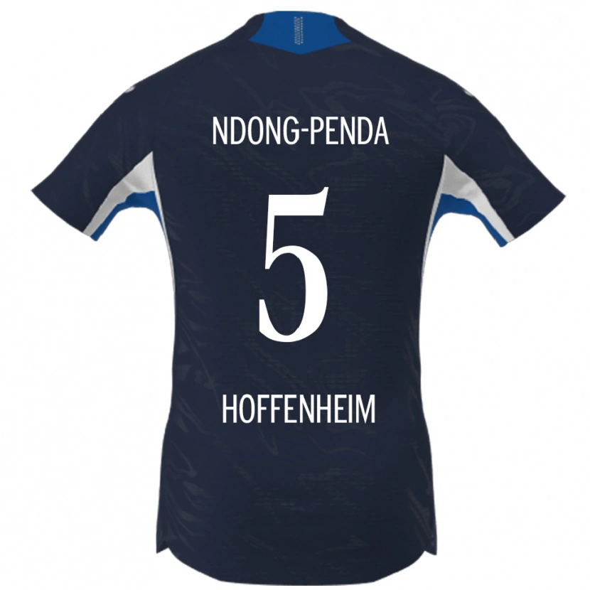 Danxen Kinder Maxime Ndong-Penda #5 Marineblau Weiß Heimtrikot Trikot 2025/26 T-Shirt Schweiz
