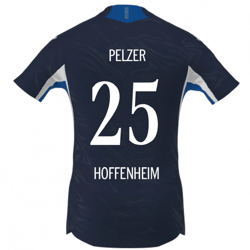 Danxen Kinder Gianluca Pelzer #25 Marineblau Weiß Heimtrikot Trikot 2025/26 T-Shirt Schweiz