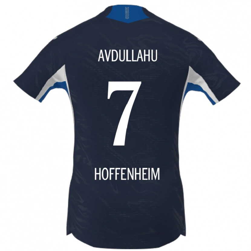Danxen Kinder Leon Avdullahu #7 Marineblau Weiß Heimtrikot Trikot 2025/26 T-Shirt Schweiz