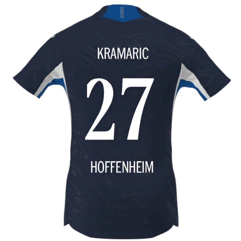 Danxen Kinder Andrej Kramaric #27 Marineblau Weiß Heimtrikot Trikot 2025/26 T-Shirt Schweiz