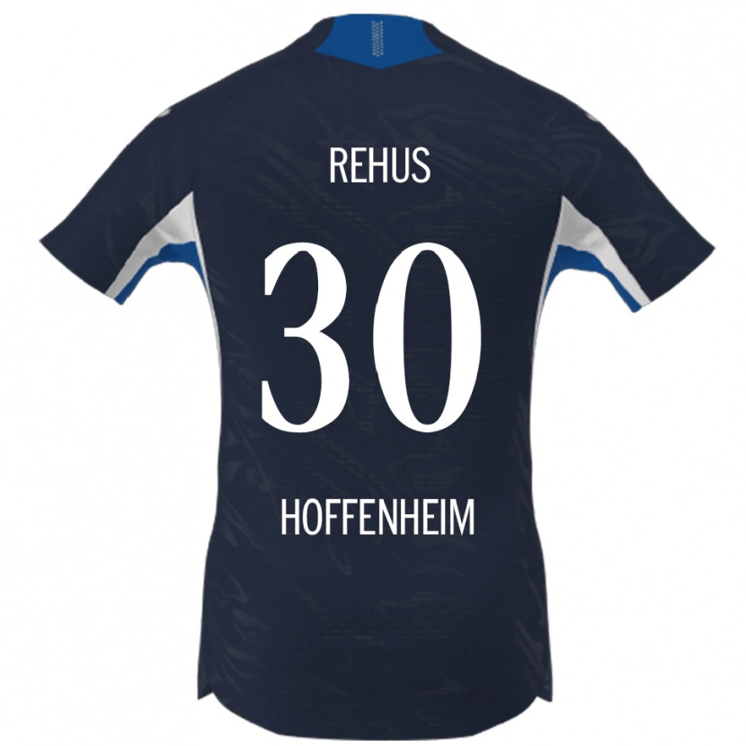 Danxen Kinder Milan Rehus #30 Marineblau Weiß Heimtrikot Trikot 2025/26 T-Shirt Schweiz