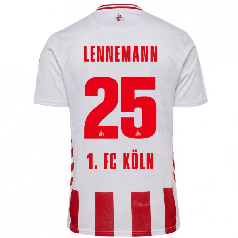 Danxen Kinder Bernie Lennemann #25 Weiß Rot Heimtrikot Trikot 2025/26 T-Shirt Schweiz