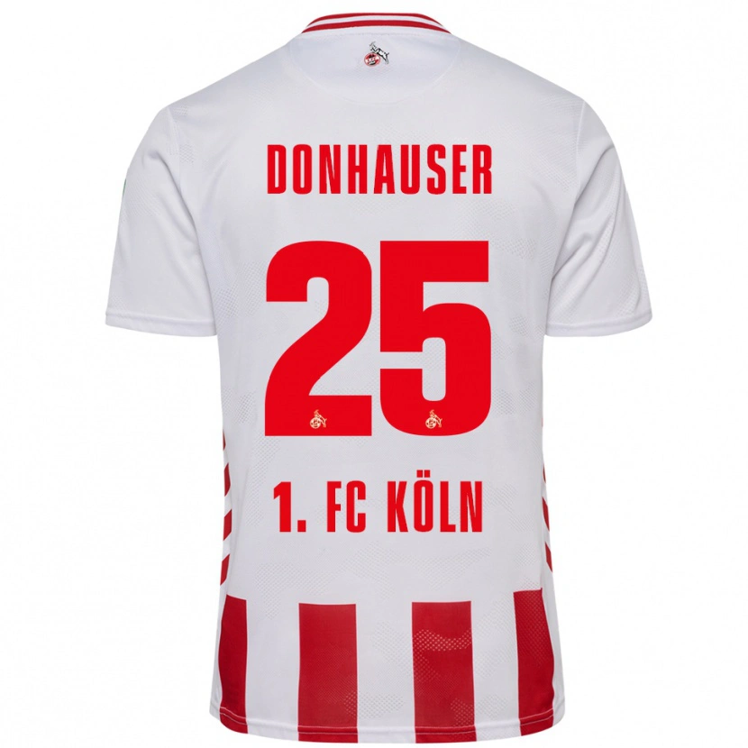 Danxen Kinder Laura Donhauser #25 Weiß Rot Heimtrikot Trikot 2025/26 T-Shirt Schweiz