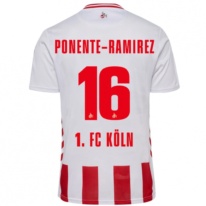 Danxen Kinder Jason Ponente-Ramirez #16 Weiß Rot Heimtrikot Trikot 2025/26 T-Shirt Schweiz