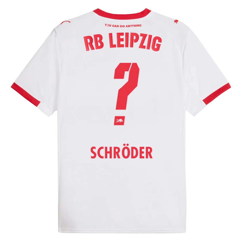 Danxen Kinder Levin Schröder #0 Weiß Rot Heimtrikot Trikot 2025/26 T-Shirt Schweiz