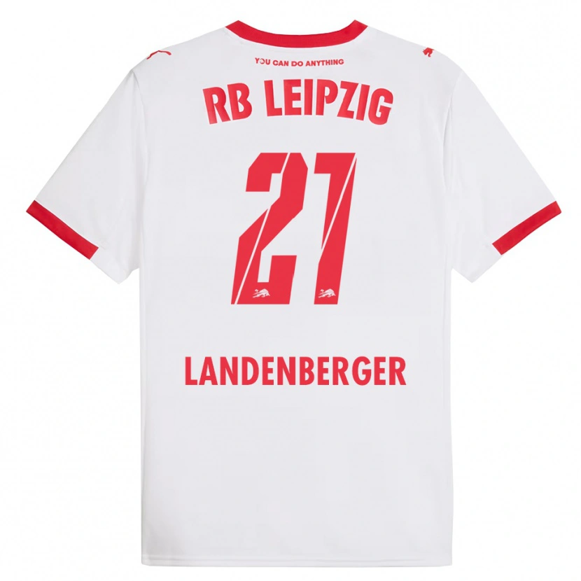 Danxen Kinder Julia Landenberger #21 Weiß Rot Heimtrikot Trikot 2025/26 T-Shirt Schweiz