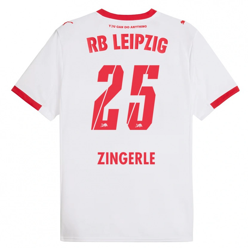 Danxen Kinder Leopold Zingerle #25 Weiß Rot Heimtrikot Trikot 2025/26 T-Shirt Schweiz