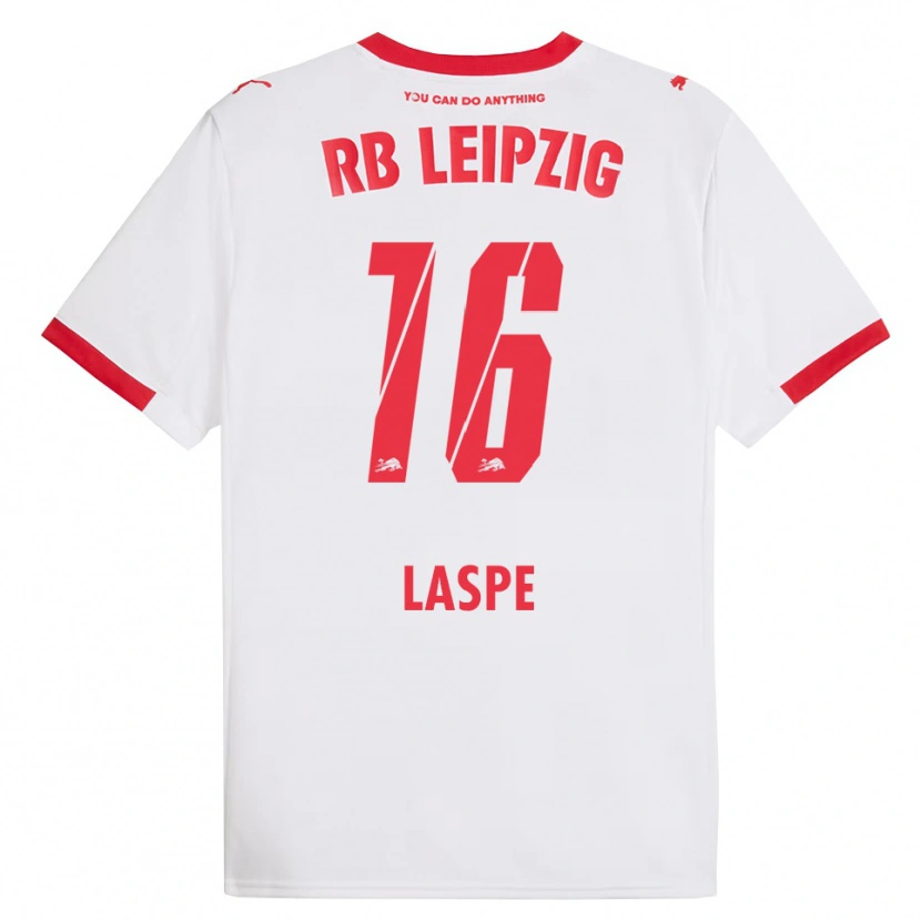 Danxen Kinder Hannes Laspe #16 Weiß Rot Heimtrikot Trikot 2025/26 T-Shirt Schweiz