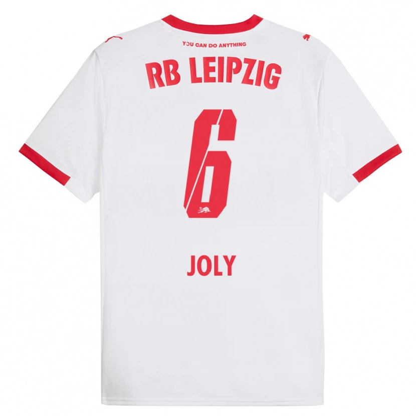 Danxen Kinder Lou-Ann Joly #6 Weiß Rot Heimtrikot Trikot 2025/26 T-Shirt Schweiz