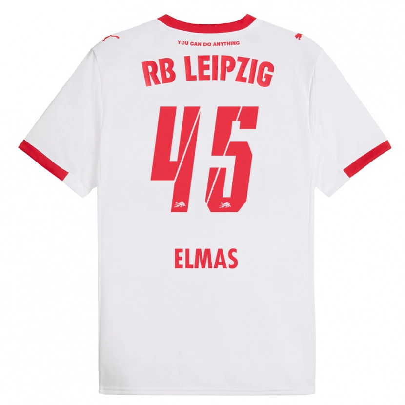Danxen Kinder Eljif Elmas #45 Weiß Rot Heimtrikot Trikot 2025/26 T-Shirt Schweiz