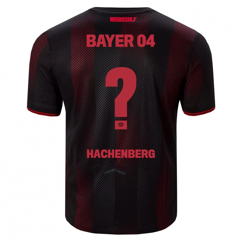 Danxen Kinder Merlin Hachenberg #0 Schwarz Rot Heimtrikot Trikot 2025/26 T-Shirt Schweiz