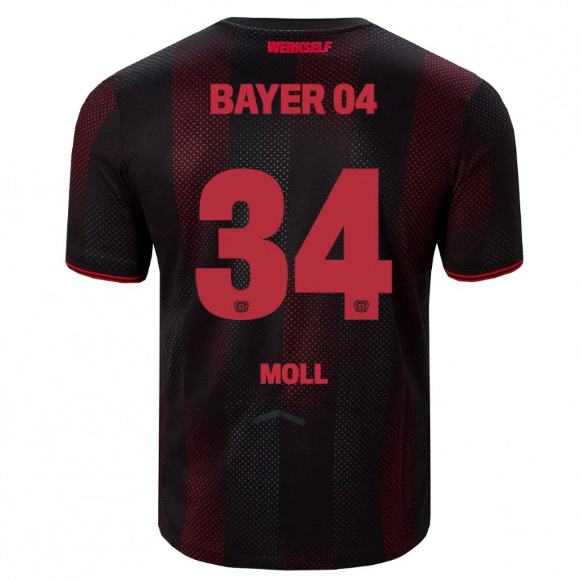 Danxen Kinder Anne Moll #34 Schwarz Rot Heimtrikot Trikot 2025/26 T-Shirt Schweiz