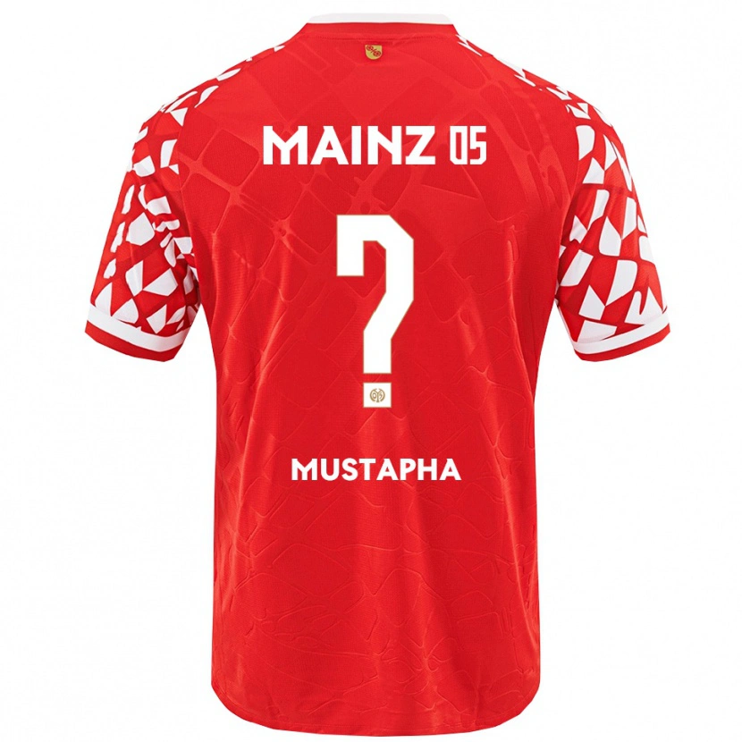 Danxen Kinder Jesaja Mustapha #0 Rot Weiß Heimtrikot Trikot 2025/26 T-Shirt Schweiz