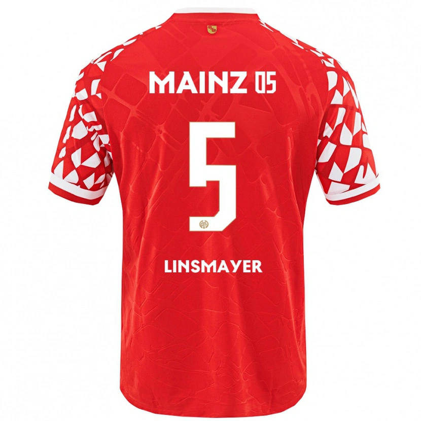 Danxen Kinder Denis Linsmayer #5 Rot Weiß Heimtrikot Trikot 2025/26 T-Shirt Schweiz