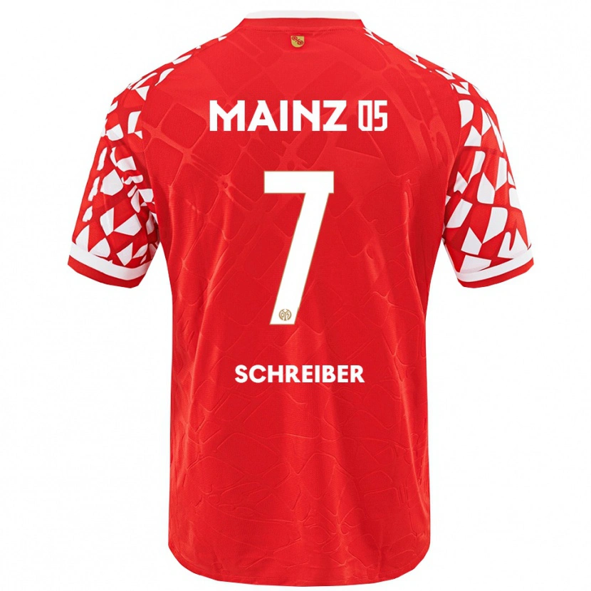 Danxen Kinder Philipp Schreiber #7 Rot Weiß Heimtrikot Trikot 2025/26 T-Shirt Schweiz