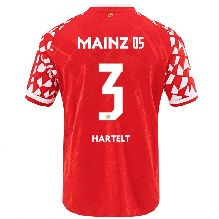 Danxen Kinder Toni Hartelt #3 Rot Weiß Heimtrikot Trikot 2025/26 T-Shirt Schweiz