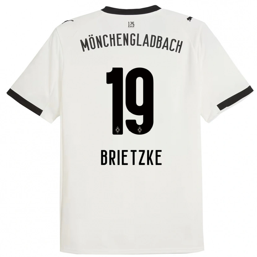Danxen Kinder Yvonne Brietzke #19 Weiß Schwarz Heimtrikot Trikot 2025/26 T-Shirt Schweiz