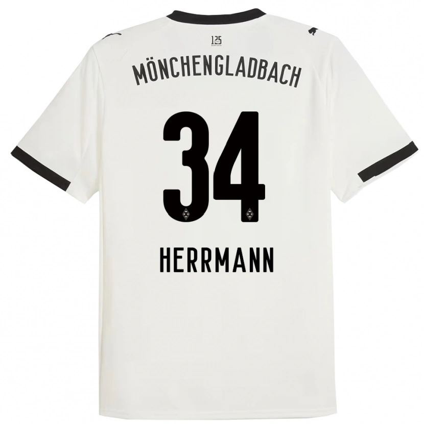 Danxen Kinder Charles Herrmann #34 Weiß Schwarz Heimtrikot Trikot 2025/26 T-Shirt Schweiz